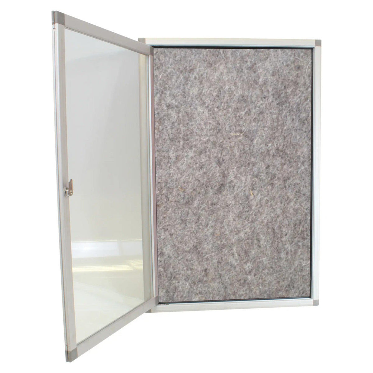 Hinged Pinning Display Case (900 × 600mm – Grey)
