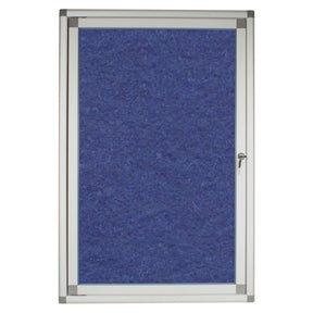 Hinged Pinning Display Case (900 × 600mm – Royal Blue)