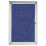 Hinged Pinning Display Case (900 × 600mm – Royal Blue)