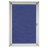 Hinged Pinning Display Case (900*600mm - Royal Blue)