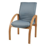 Holly Wooden Curve Arm Visitor Office Chair