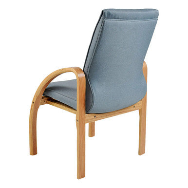 Holly Wooden Curve Arm Visitor Office Chair - Additional View 5