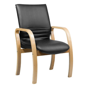 Holly Wooden Four Legged Visitor Office Chair