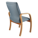 Holly Wooden Four Legged Visitor Office Chair