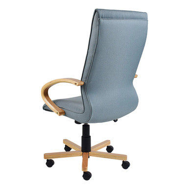 Holly Wooden High-back Office Chair