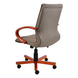 Holly Wooden Medium-Back Office Chair