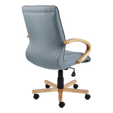 Holly Wooden Medium-Back Office Chair