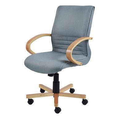Holly Wooden Medium-Back Office Chair