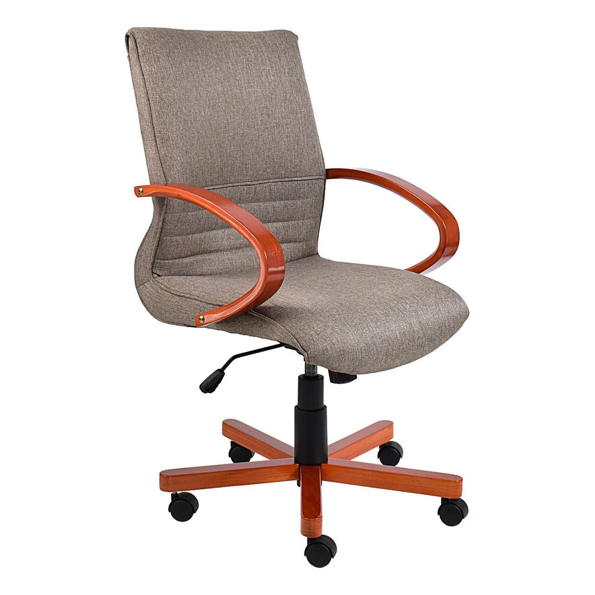 Holly Wooden Medium-Back Office Chair
