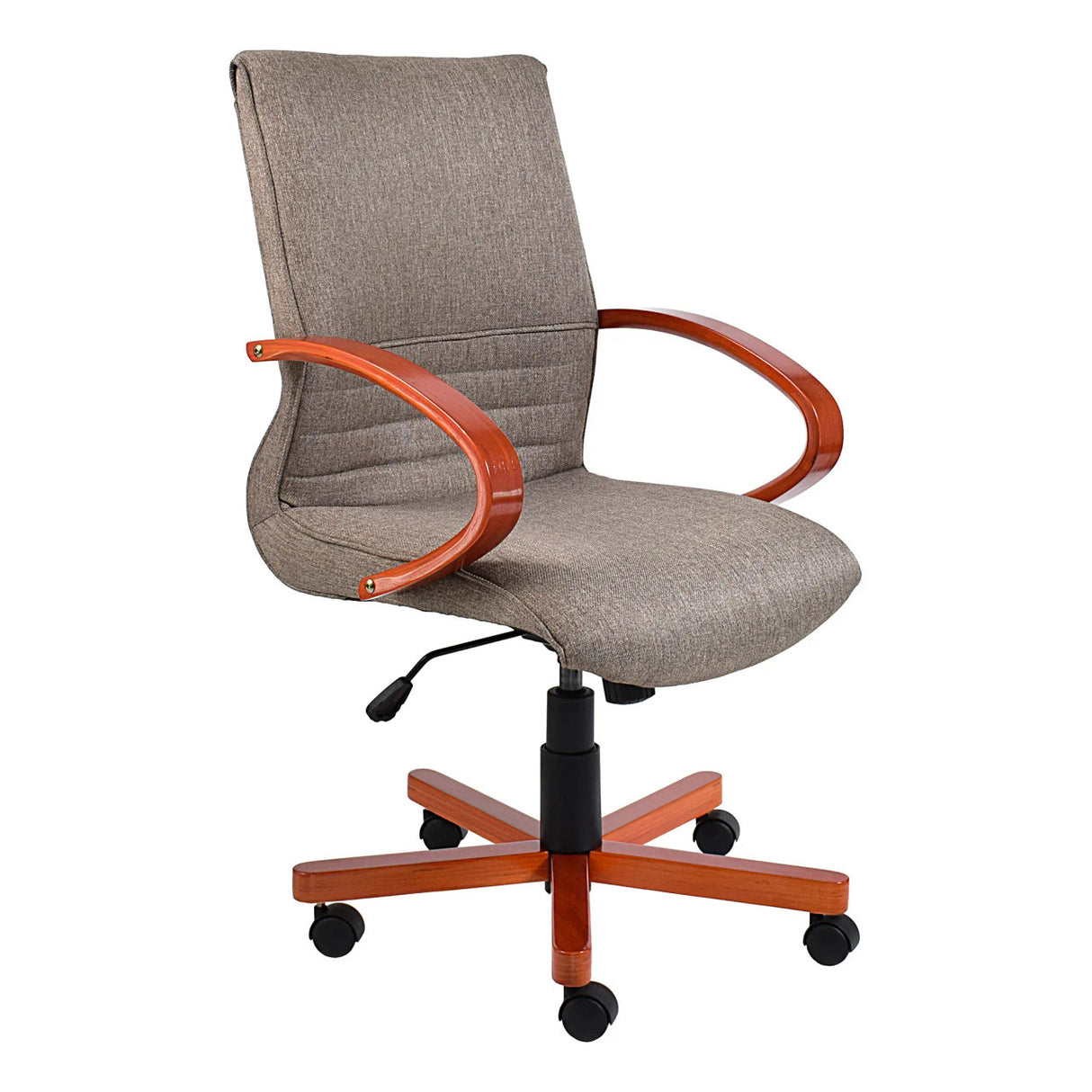 Holly Wooden Medium-Back Office Chair