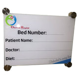 Hospital Glass Bed Board with Print (A4 - 210x297mm)