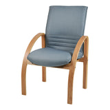 Holly Wooden Curve Arm Visitor Office Chair