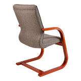 Holly Wooden Sleigh Base Visitor Office Chair