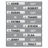 IN / OUT Slide (400 × 50mm – 10 Boxed – Retail)