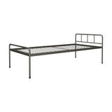 Induna Single Steel Bed 1900L x 760D x 405mm High (Welded Mesh 100 x 100mm with Head and Foot Rest)