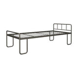 Induna Single Steel Bed 1900L x 915D x 405mm High (Welded Mesh 100 x 100mm with Head and Foot Rest)