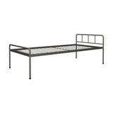 Induna Single Steel Bed 1900L x 915D x 405mm High (Welded Mesh 100 x 100mm with Head and Foot Rest)