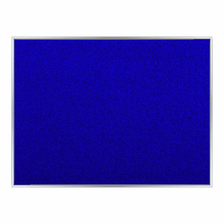 Info Board Alufine Frame (1200 x 900mm - Royal Blue) - Office Stock Group