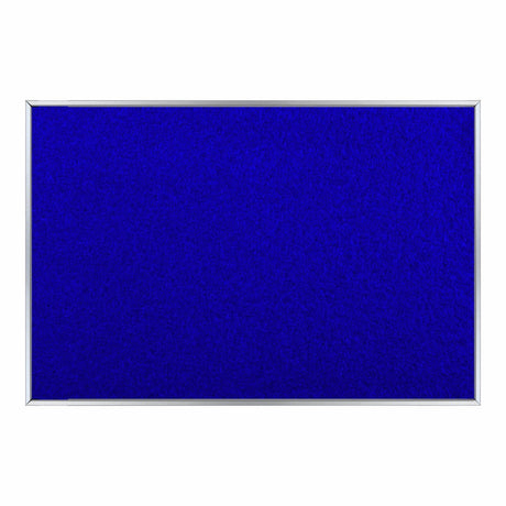 Info Board Alufine Frame (900 x 600mm - Royal Blue) - Office Stock Group