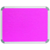 Info Board (Aluminium Frame – 1000 × 1000mm – Pink)