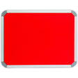 Info Board (Aluminium Frame – 1000 × 1000mm – Red)