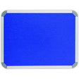 Info Board (Aluminium Frame – 1200 × 1000mm – Royal Blue)