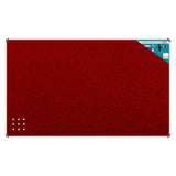 Info Board (Aluminium Frame - 1500*1200mm - Burgundy)