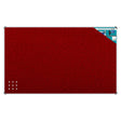 Info Board (Aluminium Frame – 1500 × 1200mm – Burgundy)