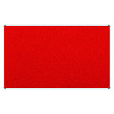Product Info Board, Aluminium Frame - 1500 x 1200 mm - Red, Product Image Showcasing a Large Red Information Display Board with a Sturdy Aluminium Frame.