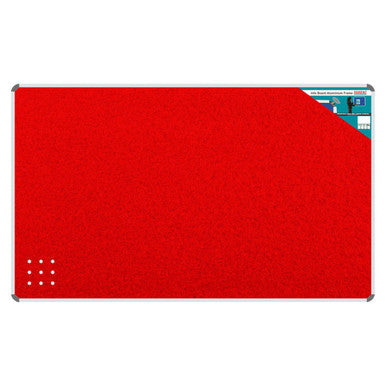 Info Board Product, Aluminium Frame Red 1500 x 1200 mm, Model BD0760R, Outdoor Notice or Information Display Board with Sturdy Aluminium Frame in Red Colour.