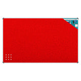 Info Board Product, Aluminium Frame Red 1500 x 1200 mm, Model BD0760R, Outdoor Notice or Information Display Board with Sturdy Aluminium Frame in Red Colour.