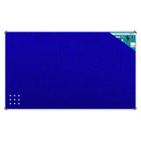Product Info Board, Aluminium Frame - 1500 x 1200 mm in Royal Blue Colour.