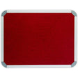 Info Board (Aluminium Frame – 1500 × 900mm – Burgundy)