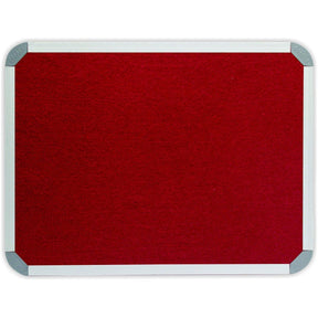 Info Board (Aluminium Frame – 1500 × 900mm – Burgundy)
