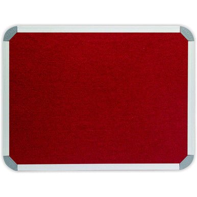 Info Board (Aluminium Frame – 1500 × 900mm – Burgundy)