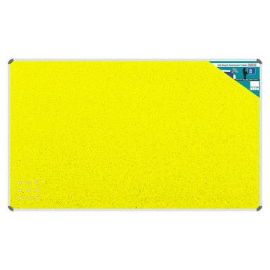Info Board (Aluminium Frame – 1500 × 900mm – Yellow)