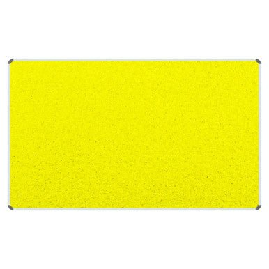 Info Board (Aluminium Frame – 1500 × 900mm – Yellow)
