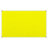 Product Info Board, Aluminium Frame - 1500 x 900 mm - Yellow for Safety and Information Display.