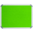 Info Board (Aluminium Frame – 2400 × 1200mm – Lime Green)