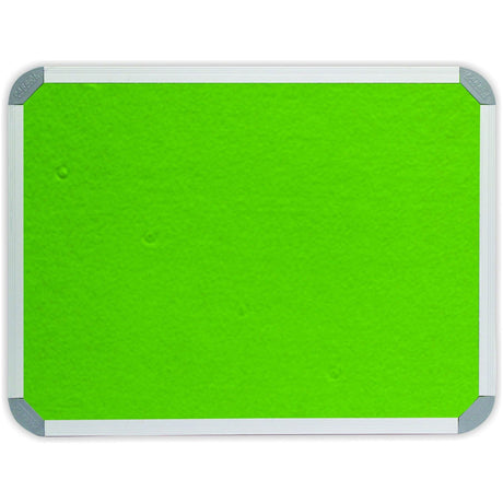 Info Board (Aluminium Frame - 2400*1200mm - Lime Green) - Office Stock Group
