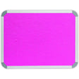 Info Board (Aluminium Frame – 2400 × 1200mm – Pink)
