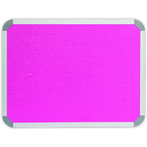 Info Board (Aluminium Frame – 2400 × 1200mm – Pink)