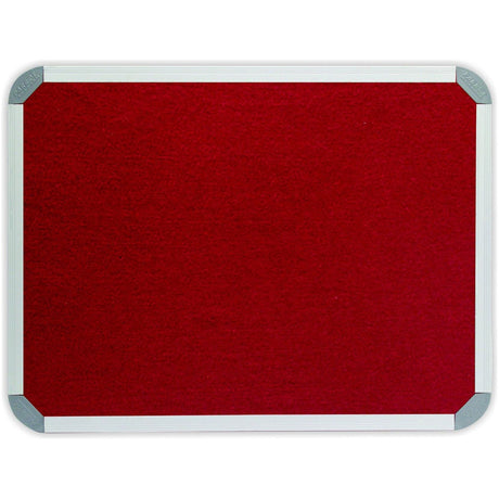 Info Board (Aluminium Frame - 3000*1200mm - Burgundy) - Office Stock Group