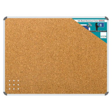 Info Board (Aluminium Frame – 600 × 450mm – Cork)