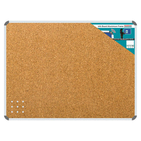 Info Board (Aluminium Frame – 600 × 450mm – Cork)