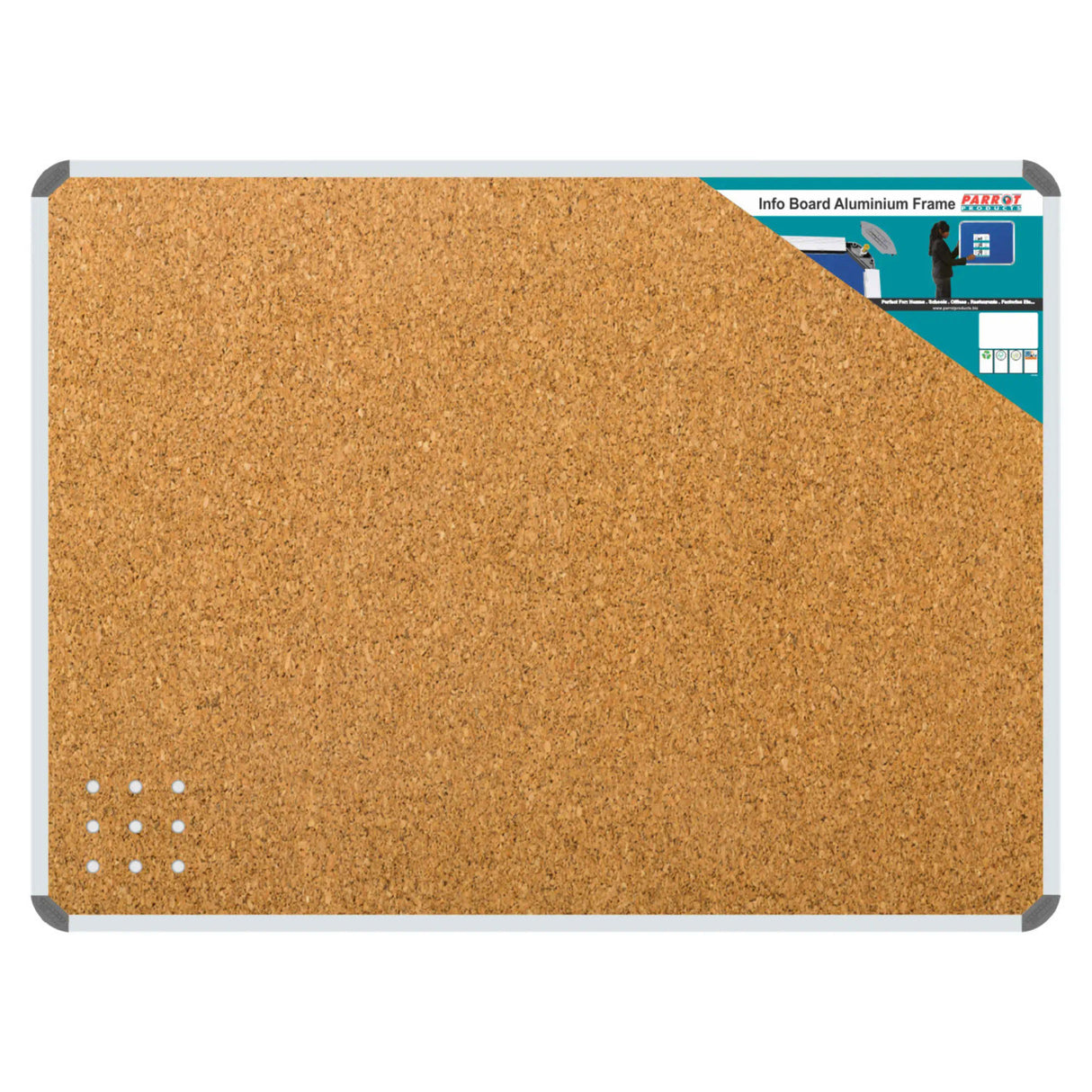 Info Board (Aluminium Frame - 600*450mm - Cork)