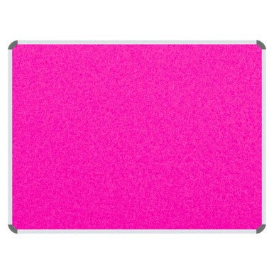 Info Board (Aluminium Frame – 600 × 450mm – Pink)