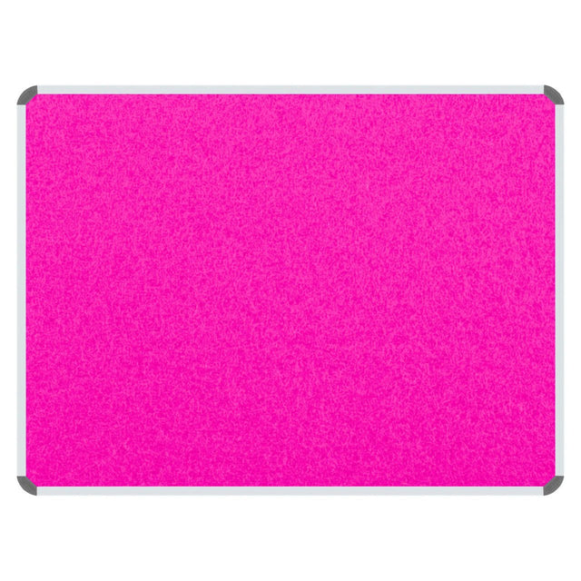 Info Board (Aluminium Frame – 600 × 450mm – Pink)