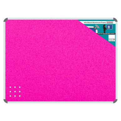 Product Info Board, Aluminium Frame in Pink Colour with Dimensions 600 x 450 mm, Model BD0720P.