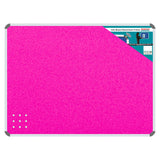 Product Info Board, Aluminium Frame in Pink Colour with Dimensions 600 x 450 mm, Model BD0720P.
